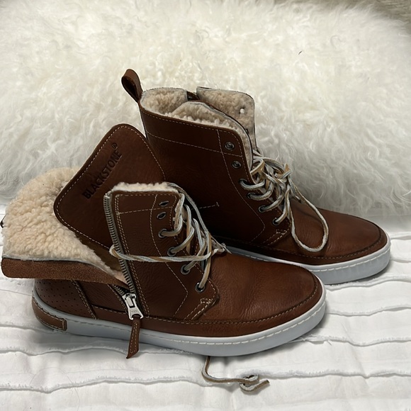 Blackstone CW96 Genuine Shearling Lined Sneaker Boot size 8 - Picture 12 of 12